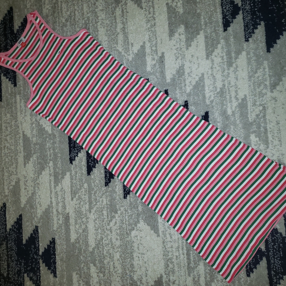 Tommy Hilfiger size S Vibrant Striped Sleeveless Dress
